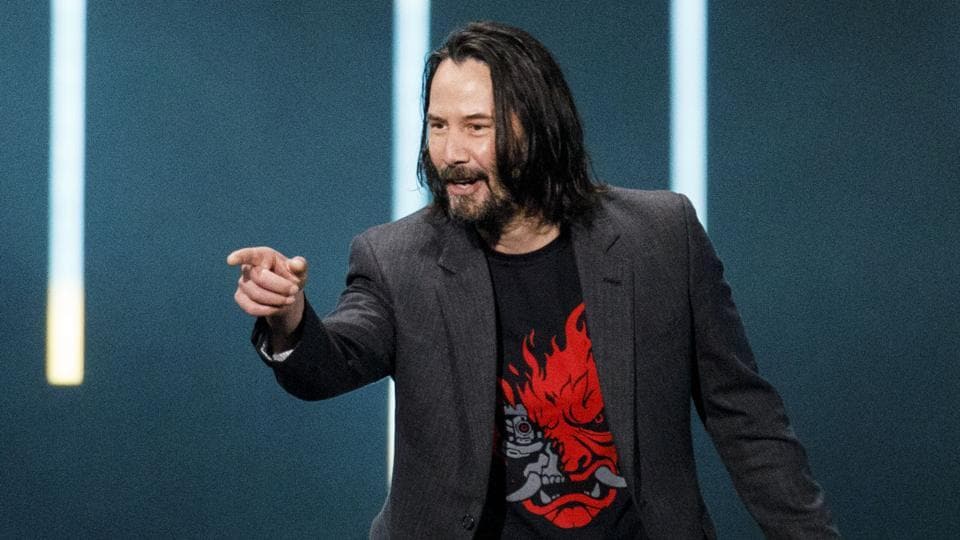 Keanu Reeves at the E3 Expo