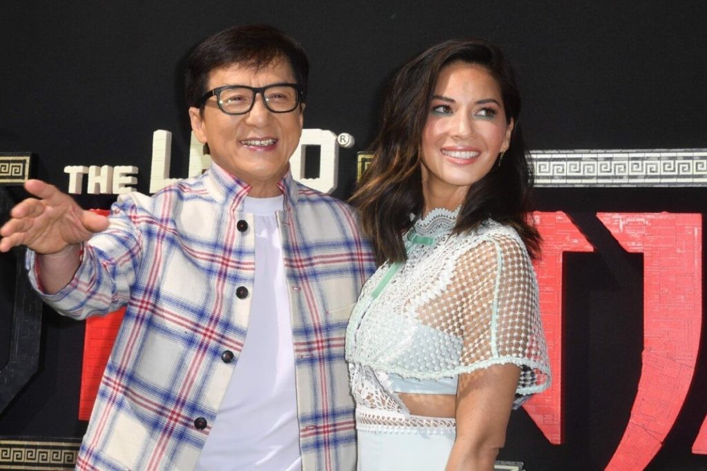 Jackie Chan with Olivia Munn