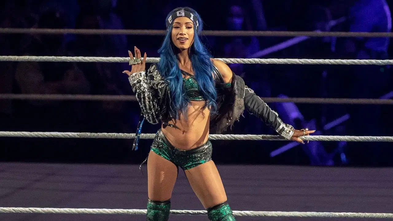 Sasha Banks in WWE ring