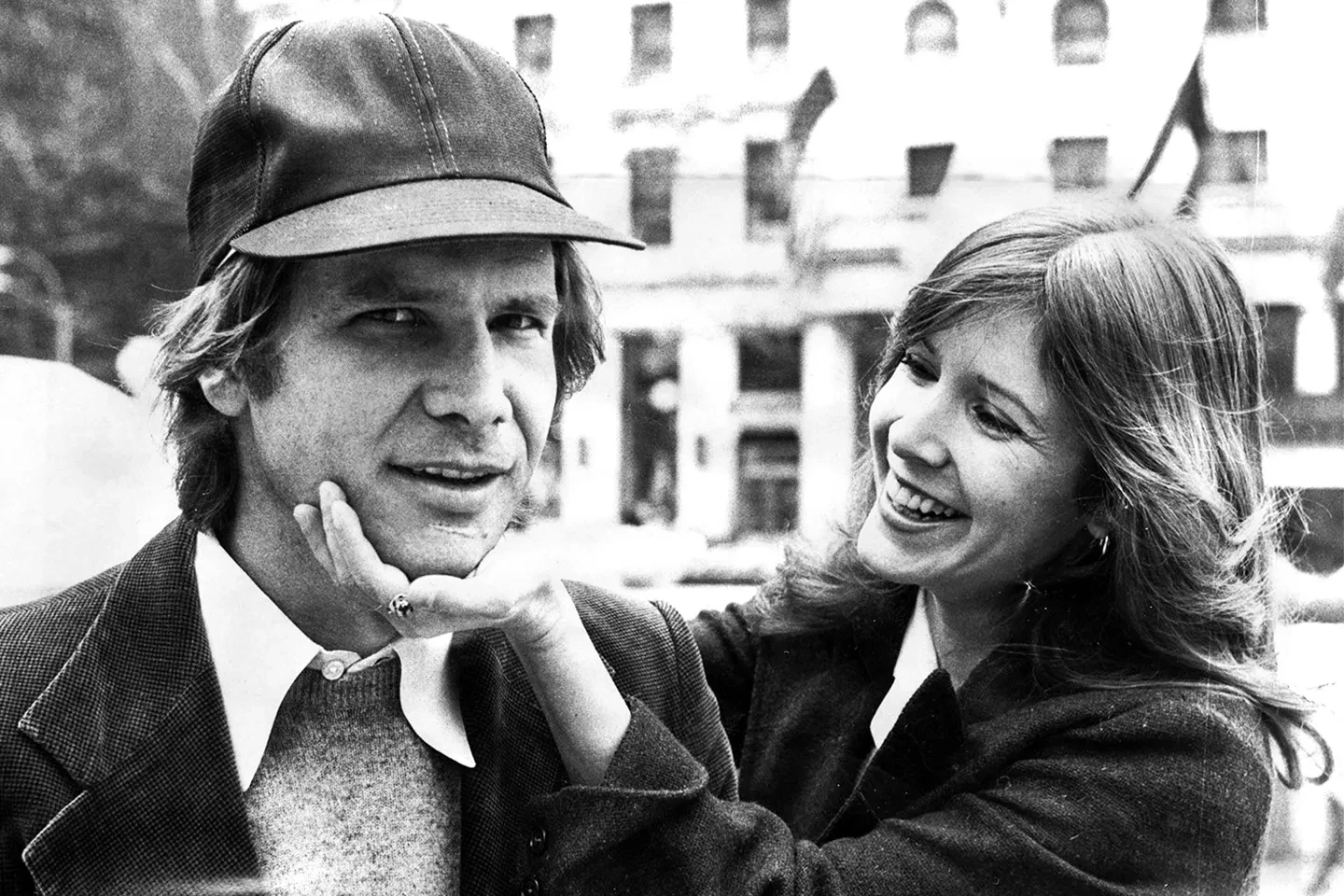 Harrison Ford and Carrie Fisher 