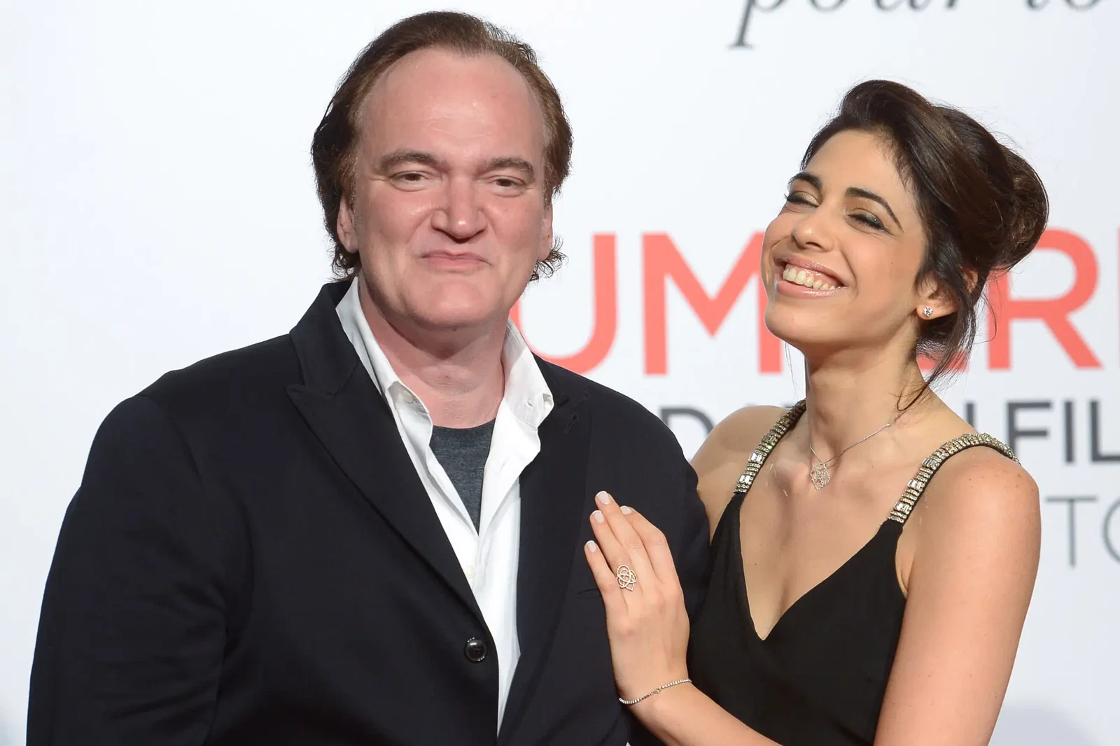 Quentin Tarantino and his wife Daniella Pick