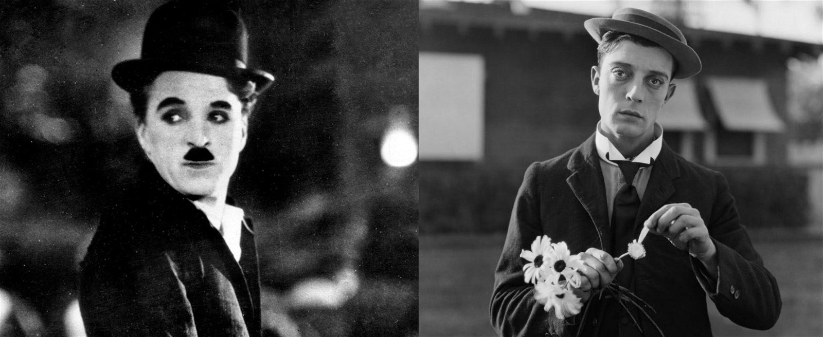Charlie Chaplin and Buston Keaton