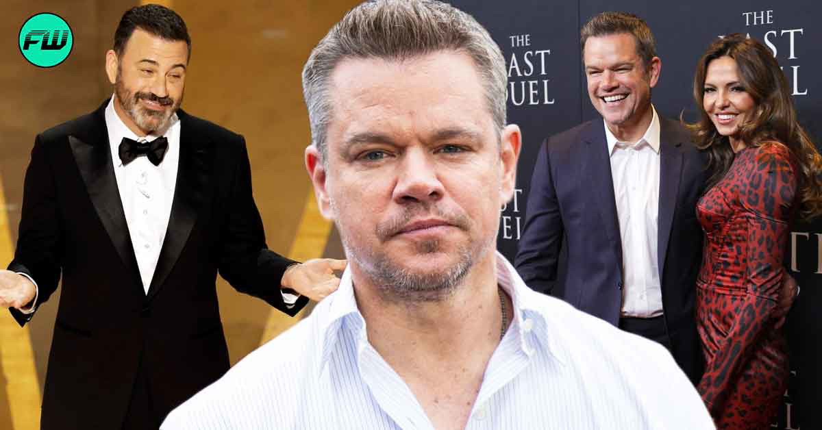 Matt Damon Couldn't Stop Talking About Jimmy Kimmel S*x Doll His Wife Apparently Loves