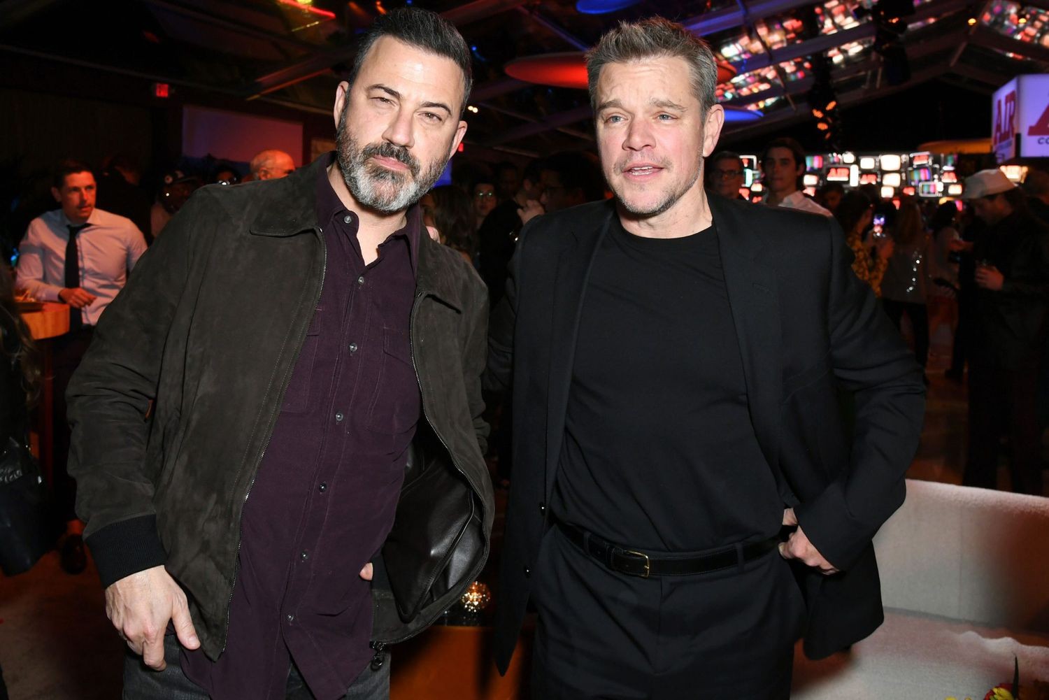 Matt Damon and Jimmy Kimmel
