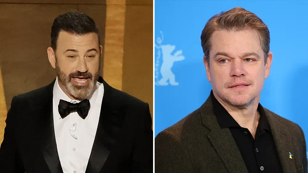 Jimmy Kimmel and Matt Damon