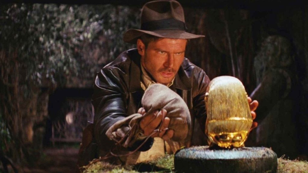 Harrison Ford in Steven Spielberg's Raiders of the Lost Ark