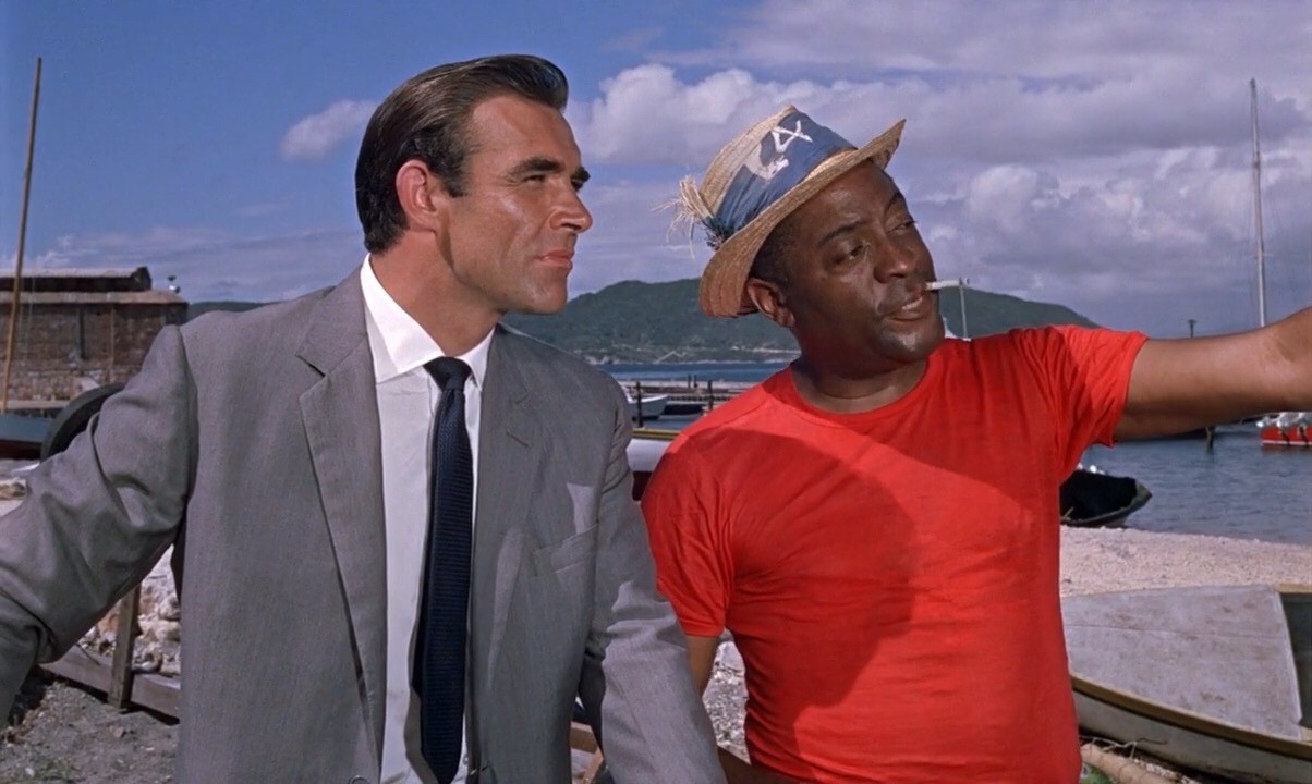 Sean Connery and John Kitzmiller in Dr. No (1962)