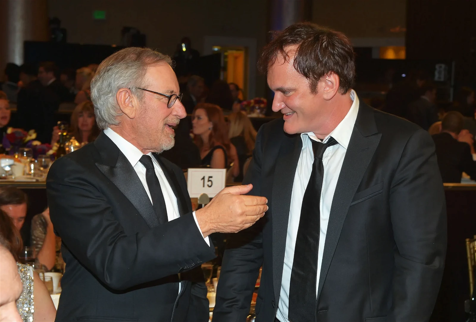 Steven Spielberg and Quentin Tarantino 