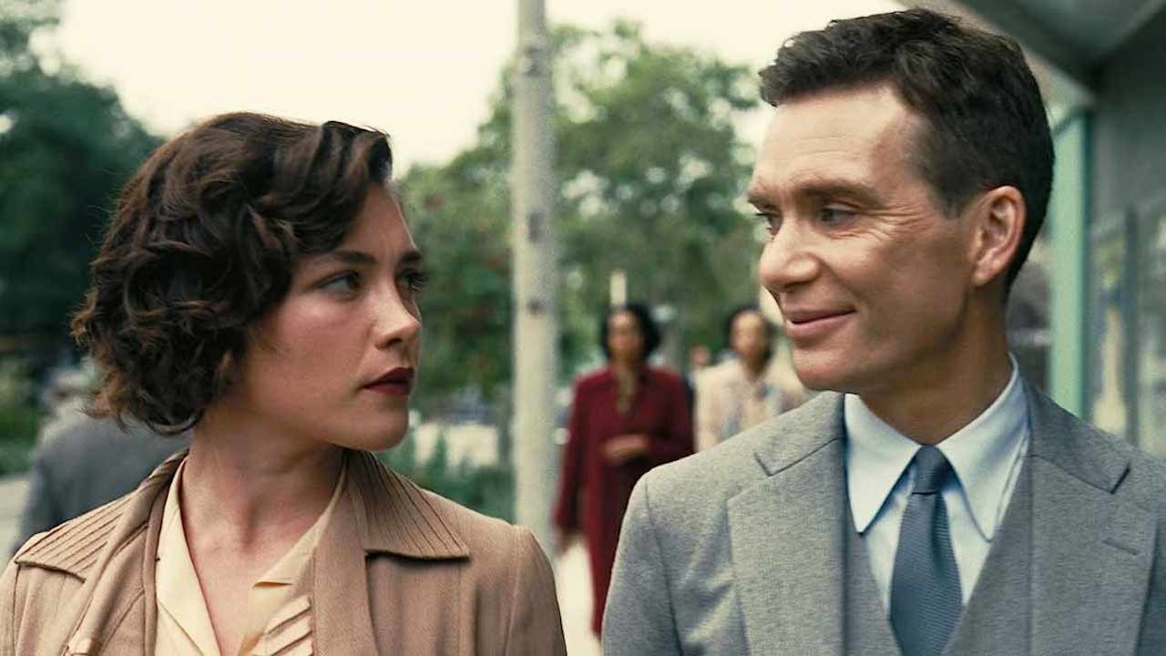 Cillian Murphy and Florence Pugh in Oppenheimer