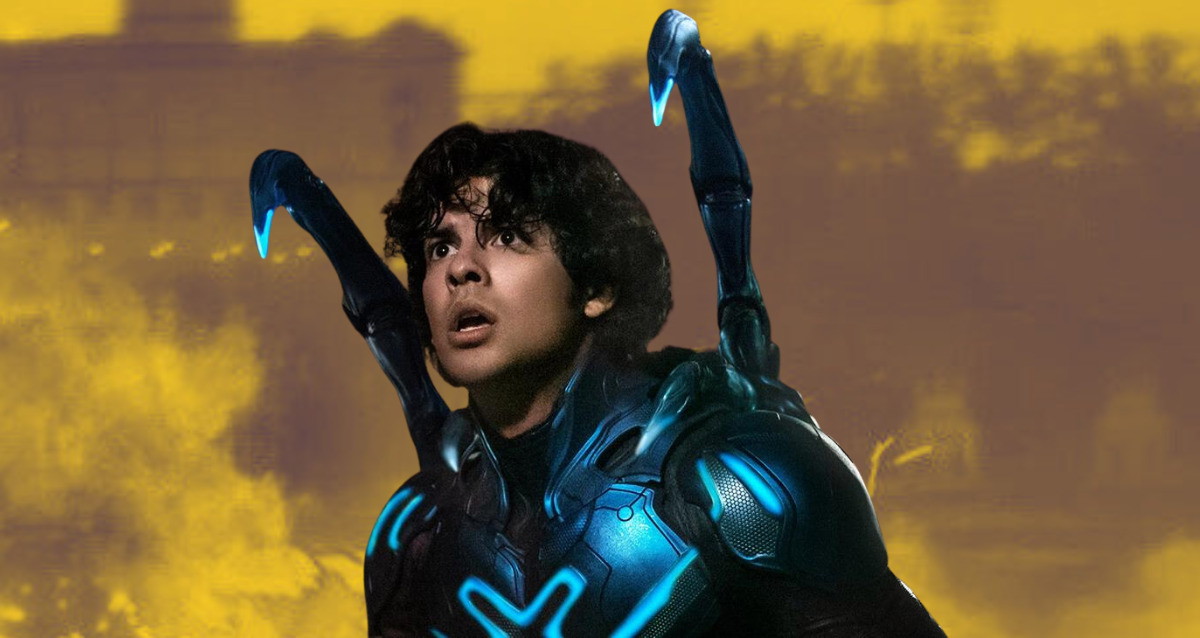 A still from Blue Beetle