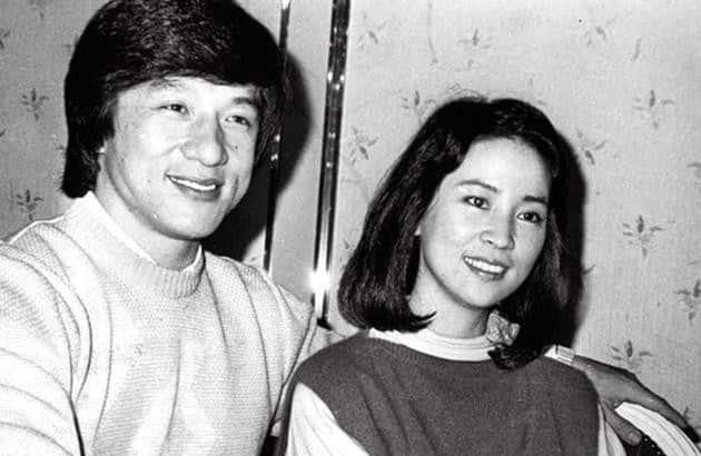 Jackie Chan and Joan Lin