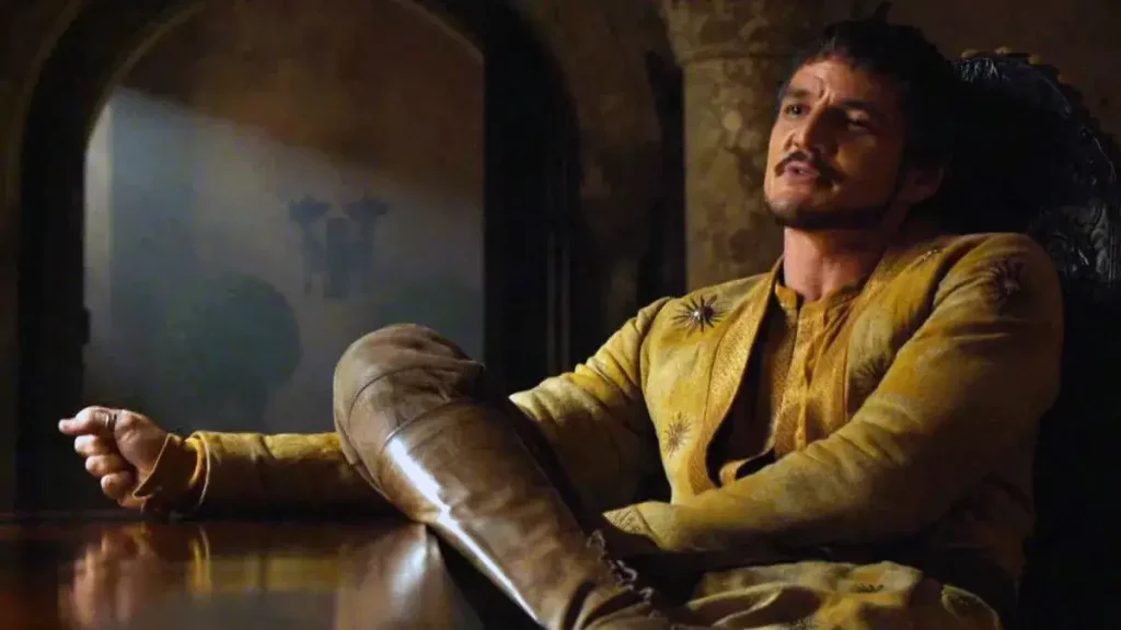 Pedro Pascal in a still from Game of Thrones Season 4 (2014)