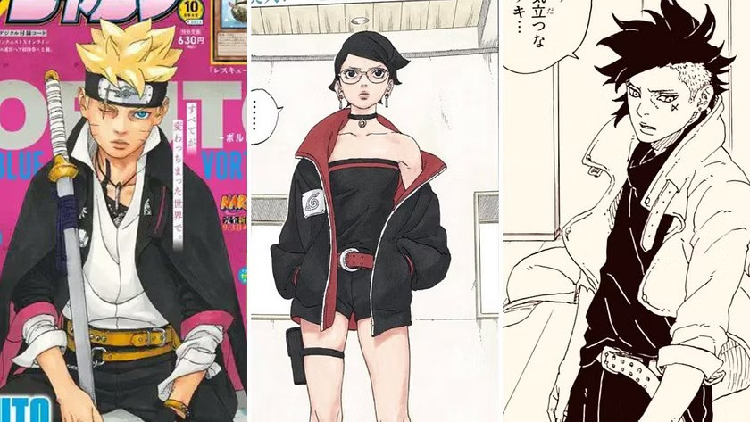 Sarada's Timeskip Design Revealed (Sasuke's Akatsuki Cloak?)