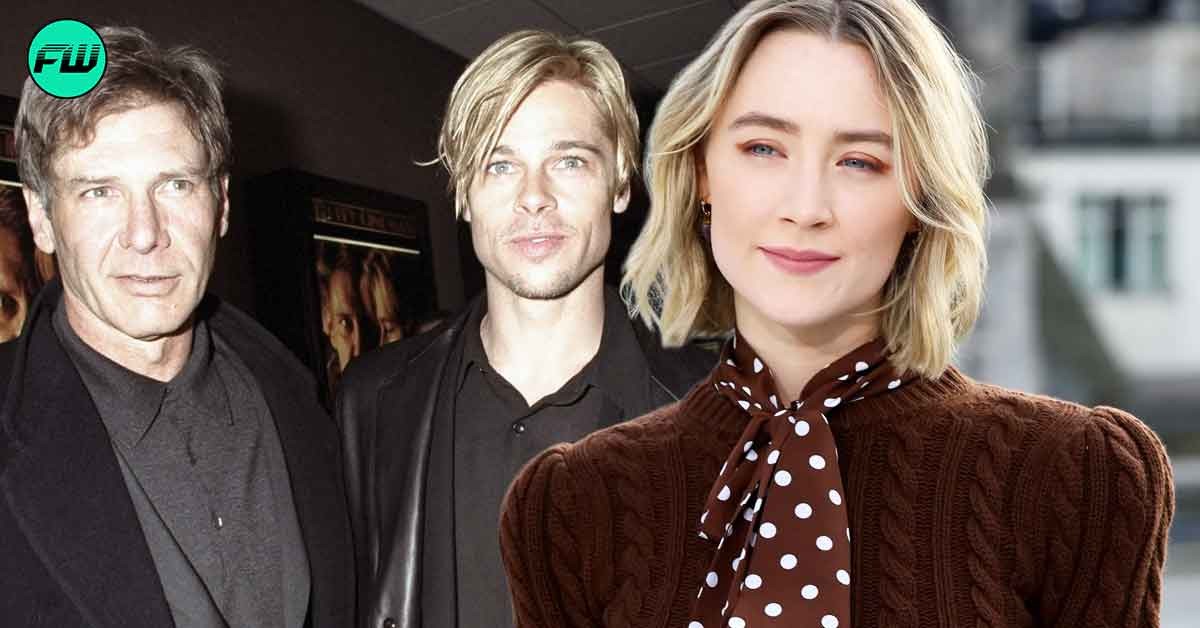 Saoirse Ronan Bragged About a Bizarre Brad Pitt Story While Actor Was Filming His Most Hated Movie With Harrison Ford
