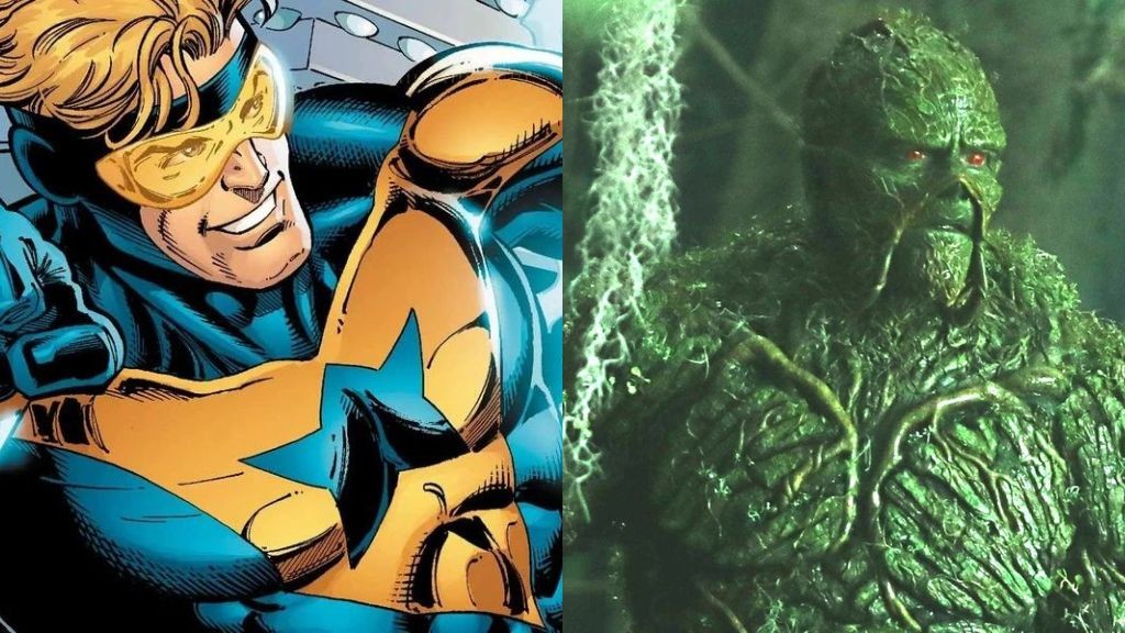 Booster Gold and Swamp Thing