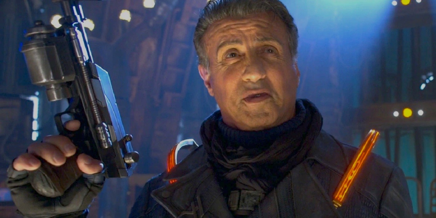 Sylvester Stallone in Guardians of the Galaxy