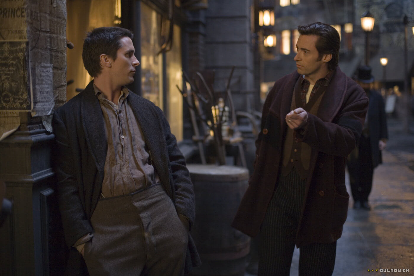 Hugh Jackman and Christian Bale in The Prestige