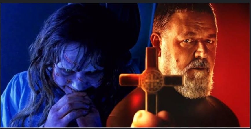 Russell Crowe in the movie The Pope's Exorcist