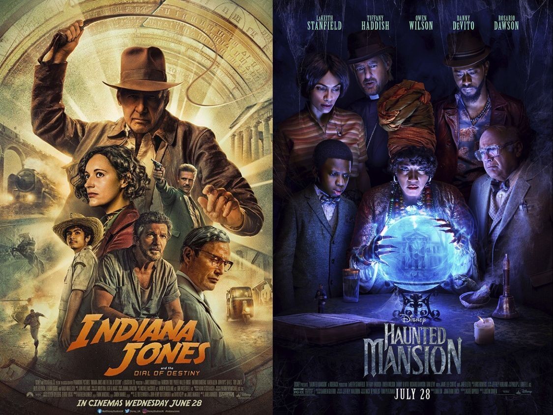 Harrison Ford starrer Indiana Jones and the Dial of Destiny and Justin Simien’s Haunted Mansion 