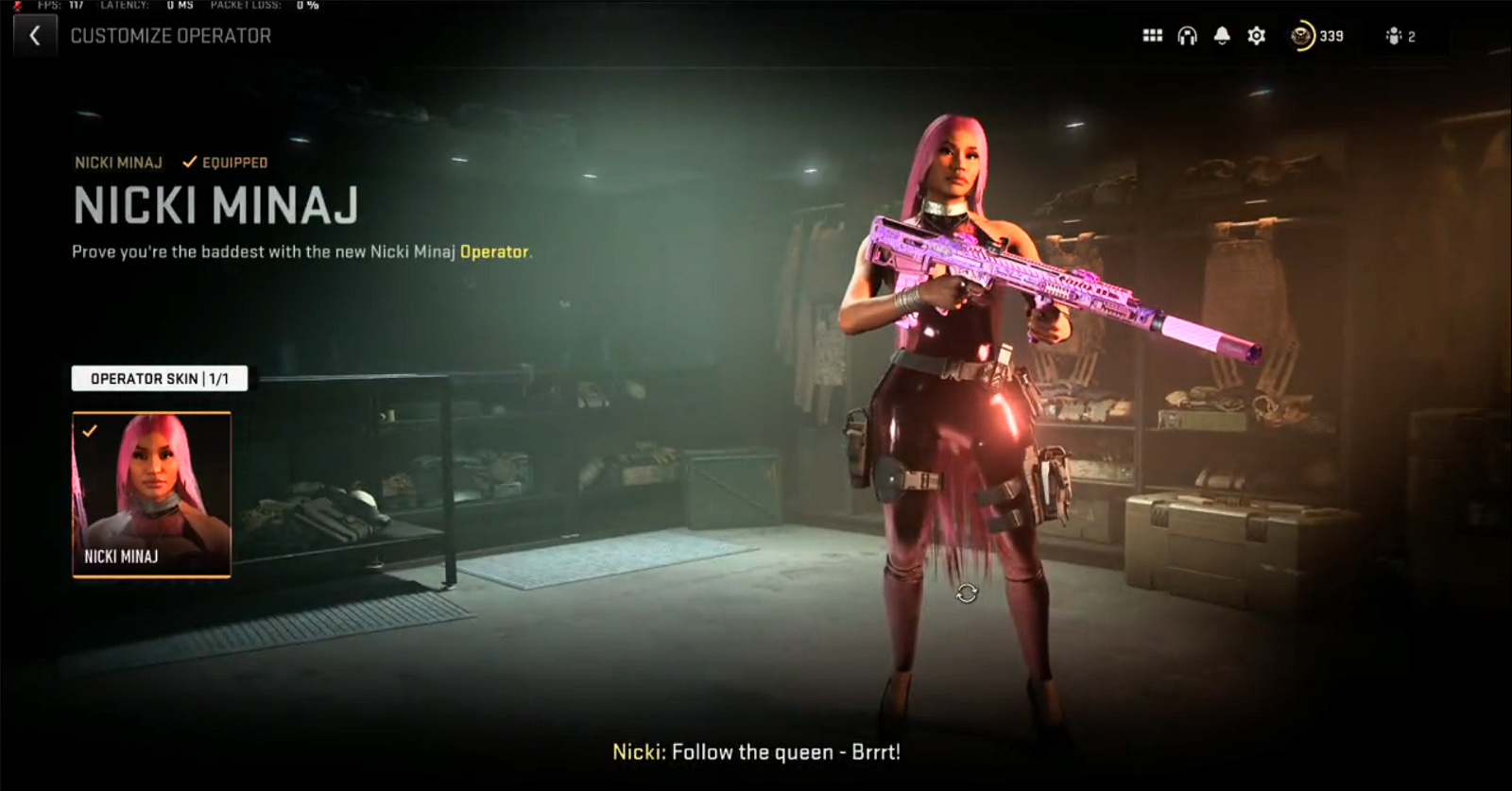 Nicki Minaj In Call Of Duty