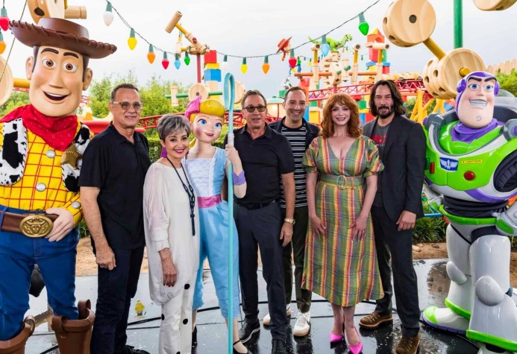 The Toy Story cast