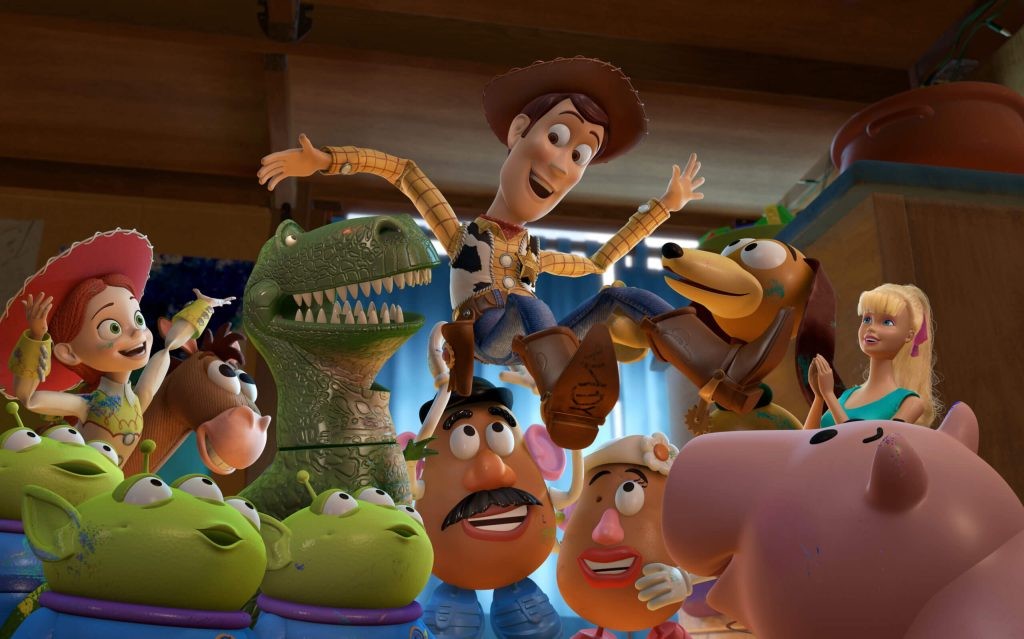 Woody once again saves the day!: A still from Toy Story