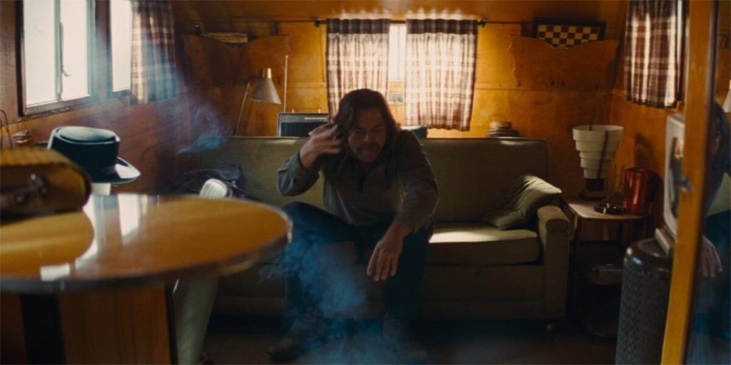 Leonardo DiCaprio losing it in a still from Once Upon a Time... in Hollywood (2019)