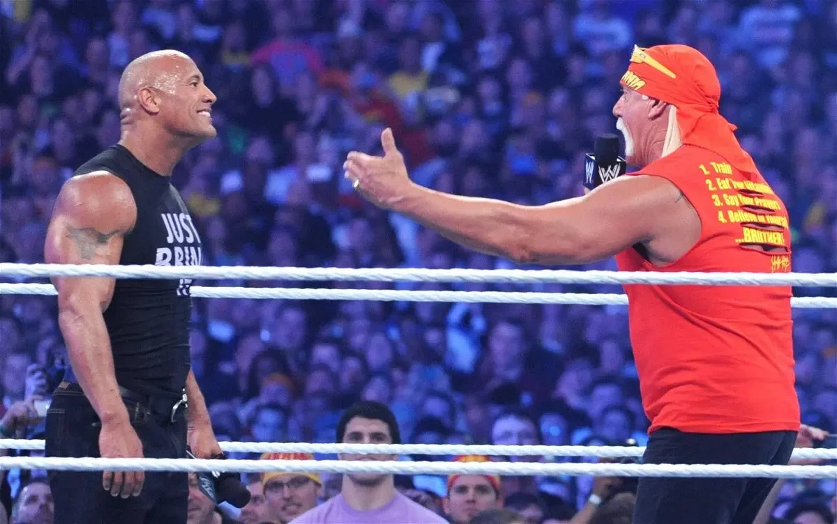 The Rock and Hulk Hogan 