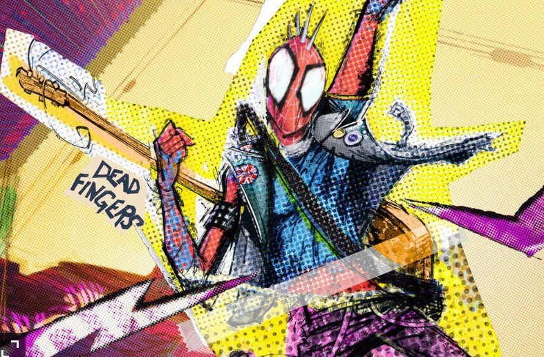 Spider-Punk (Daniel Kaluuya), in 'Spider-Man Across the Spider-Verse'