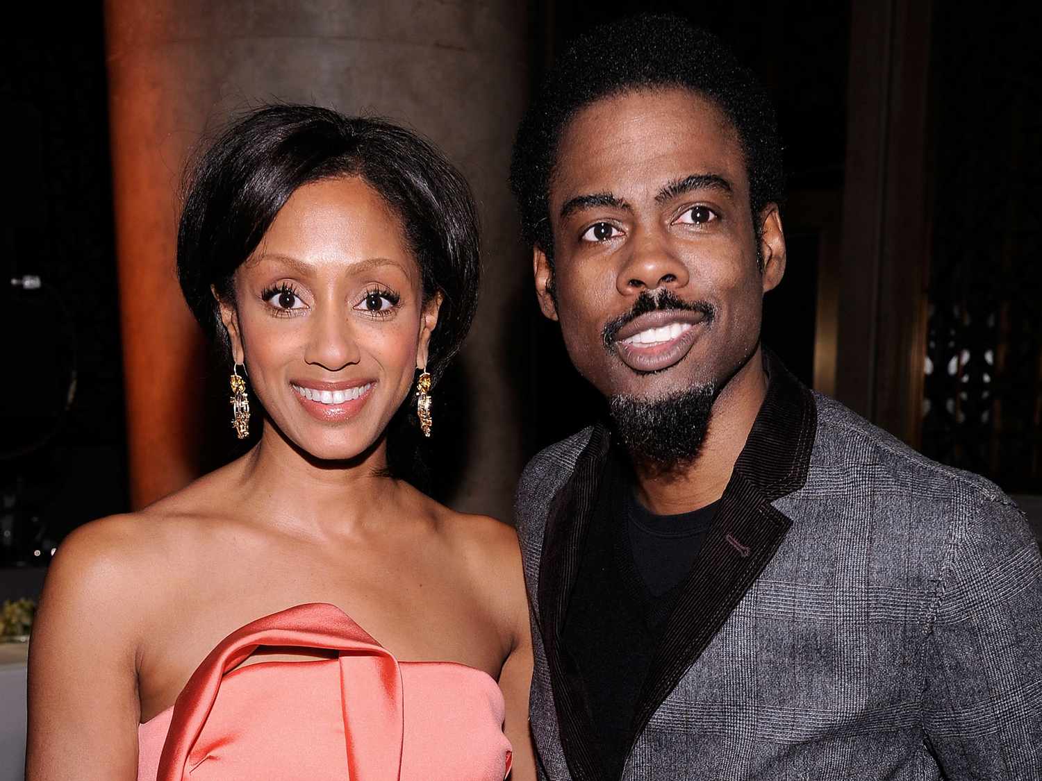 Malaak Compton and Chris Rock