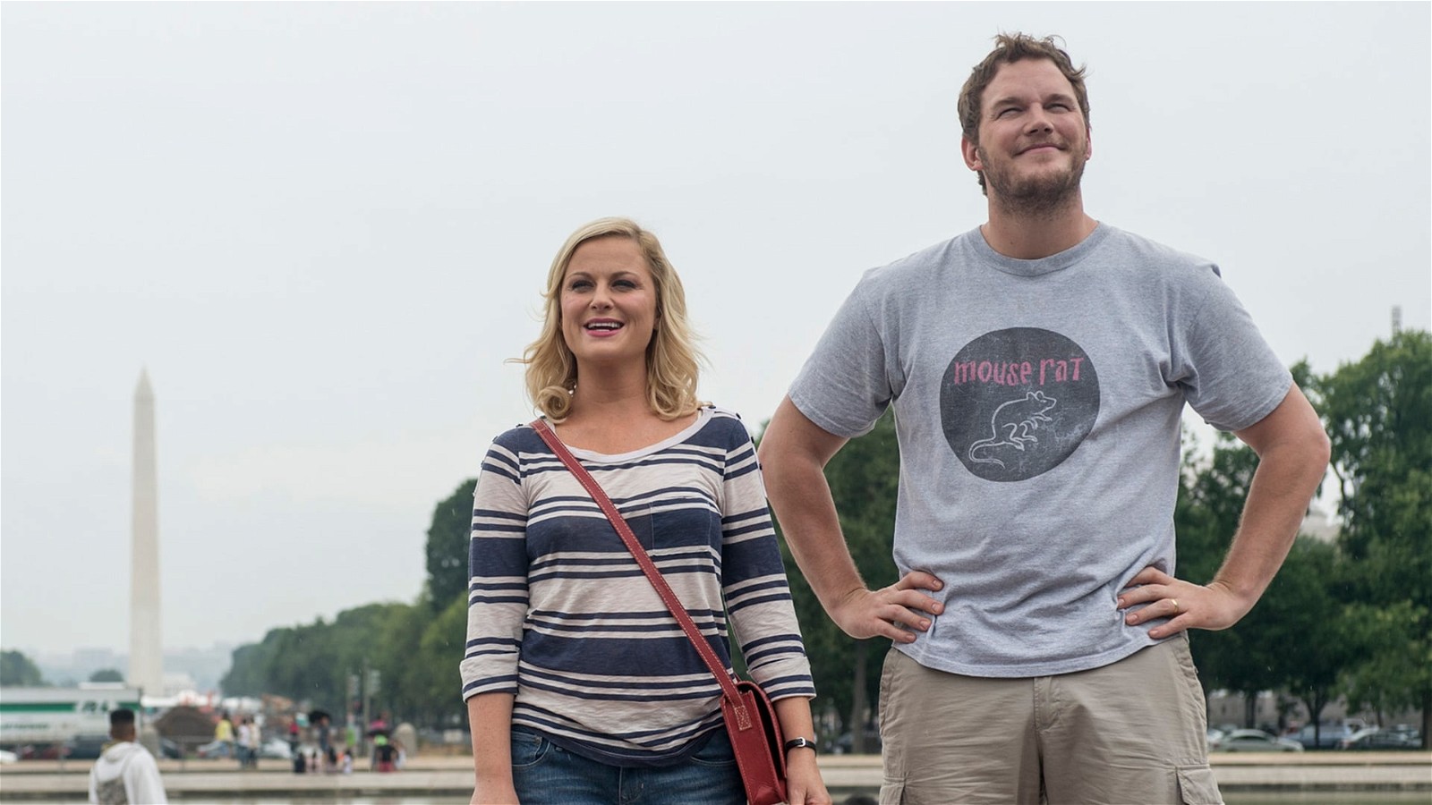 Amy Poehler and Chris Pratt in Parks and Recreation