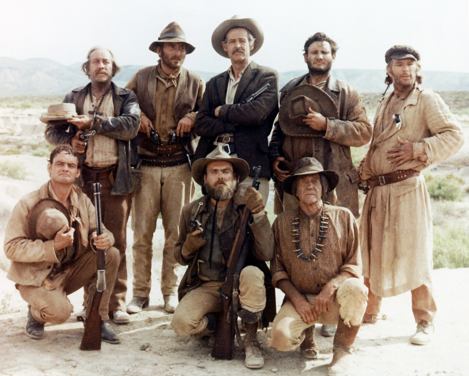 The cast of The Wild Bunch 