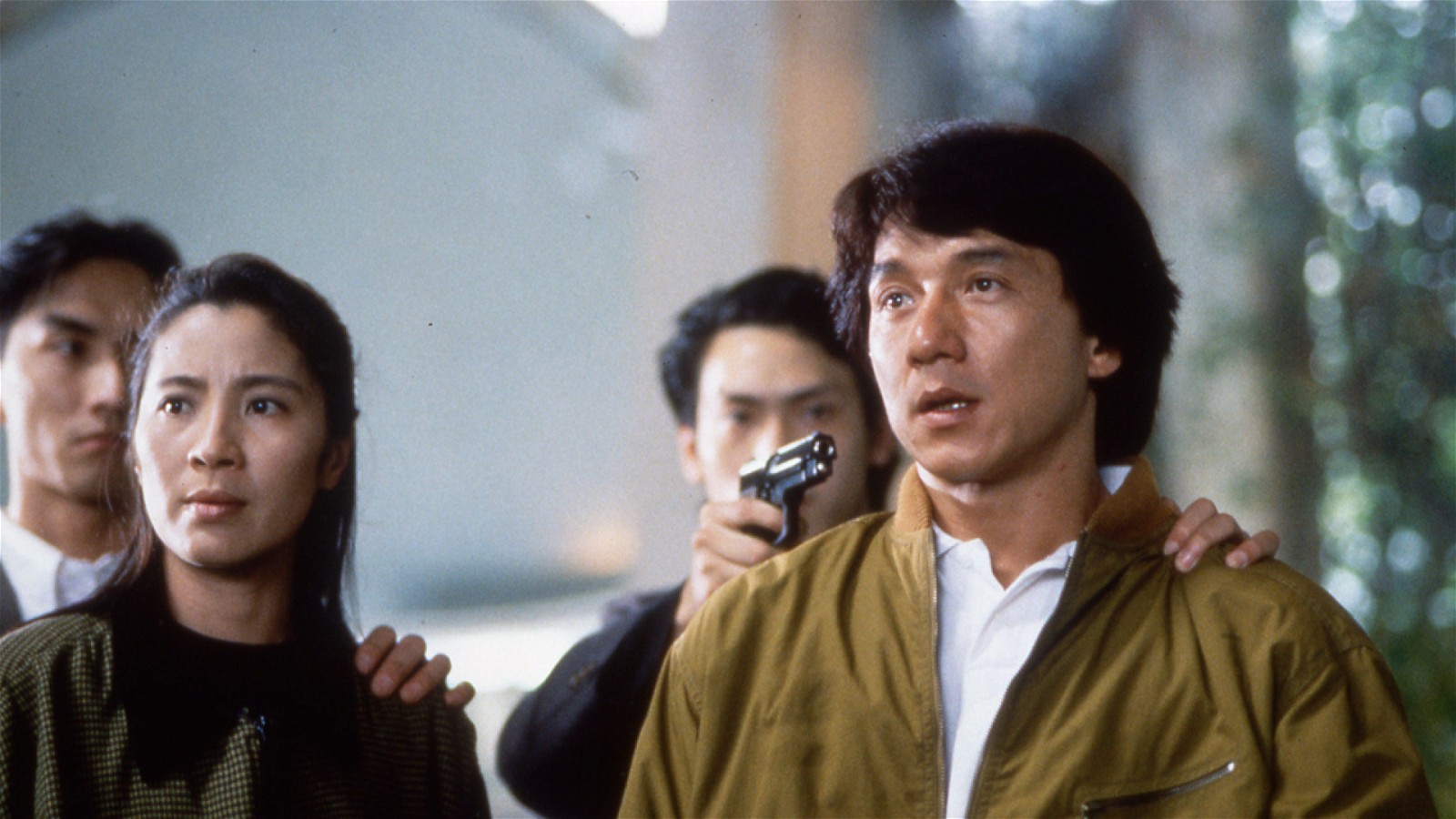 Jackie Chan and Michelle Yeoh in Police Story 3: Supercop