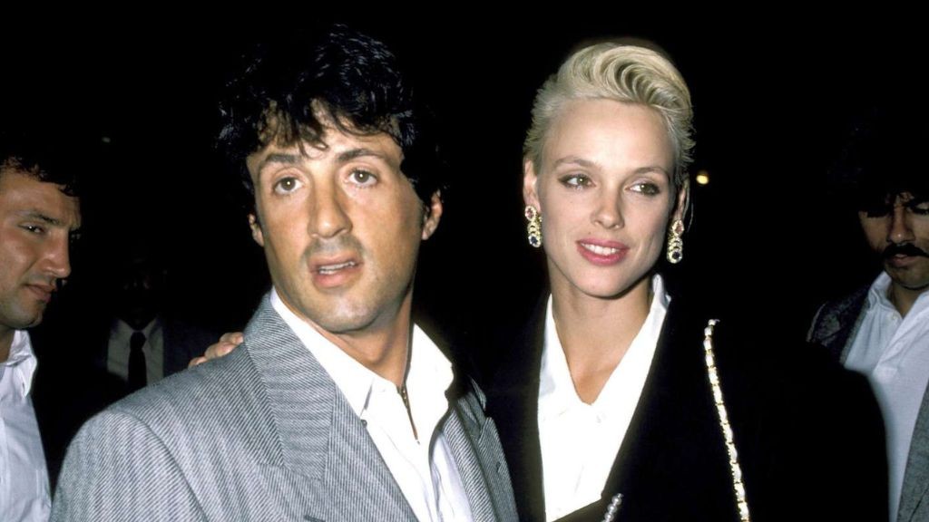 Sylvester Stallone with ex-wife, Brigitte Neilsen