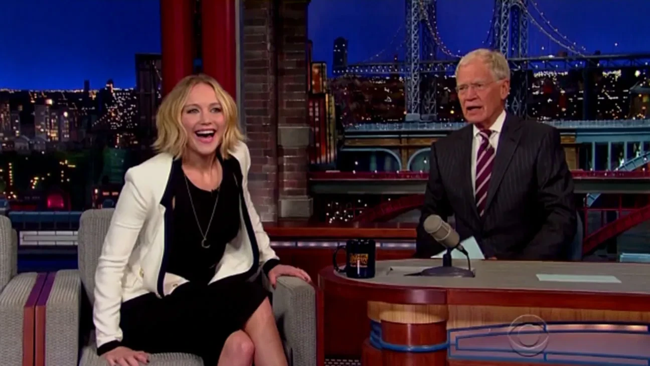 Jennifer Lawrence on Late Show with David Letterman