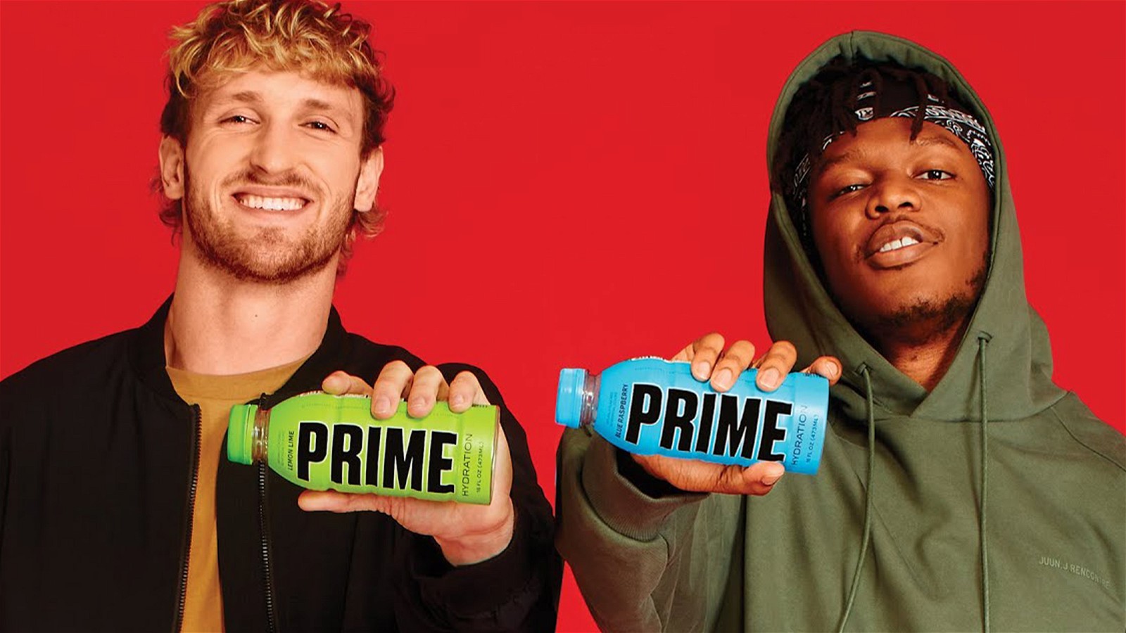 Logan Paul and KSI promoting Prime