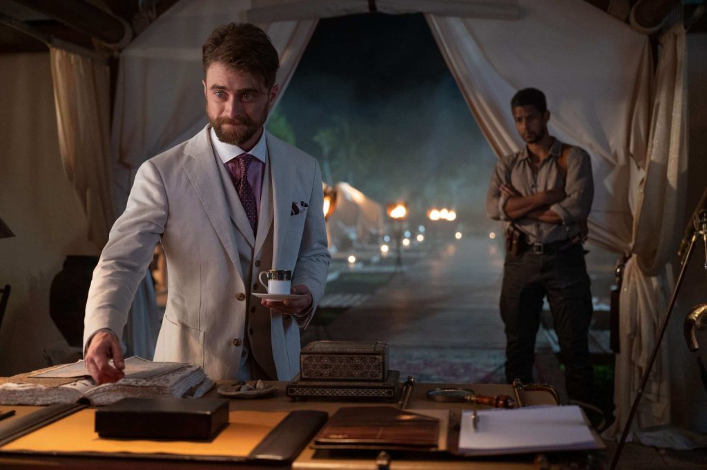 Daniel Radcliffe in a still from The Lost City (2022)