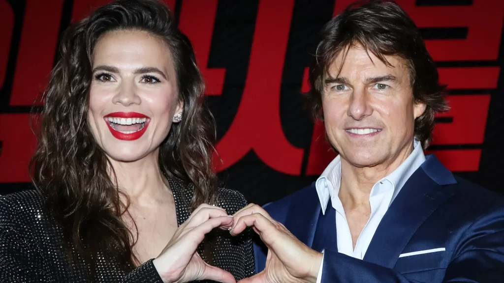 Hayley Atwell and Tom Cruise