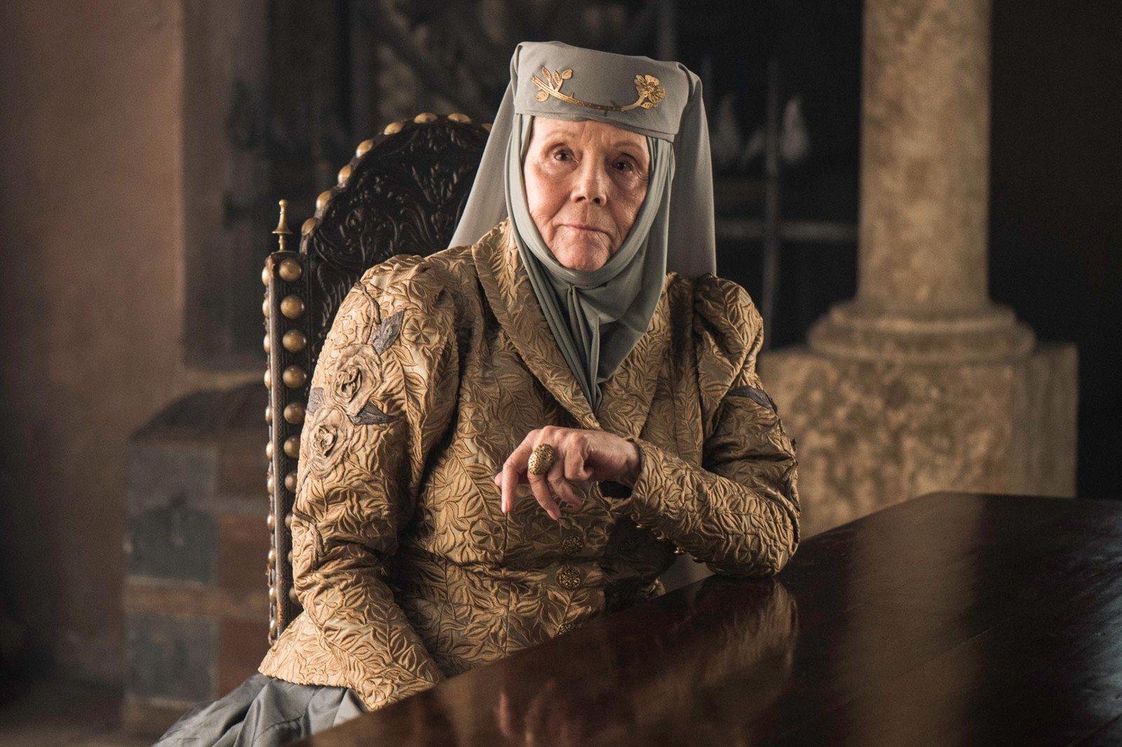 Diana Rigg as Olenna Tyrell