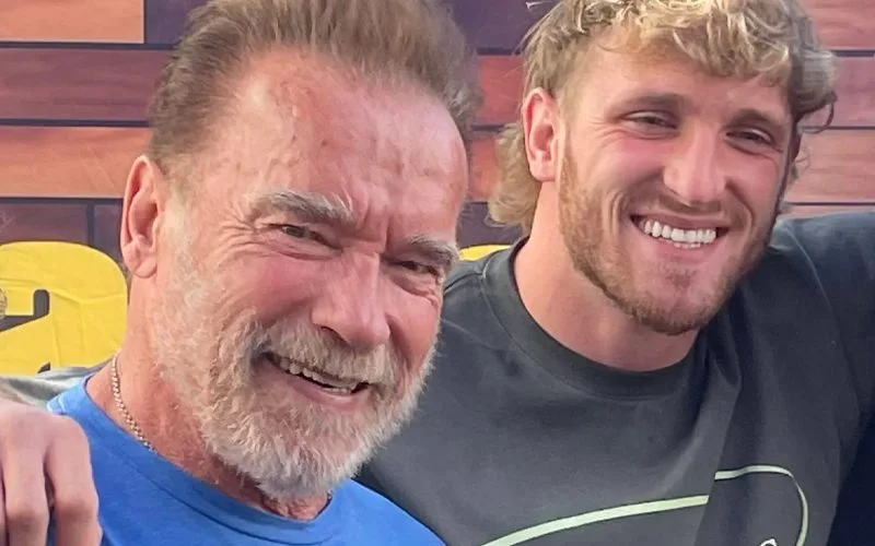 Arnold Schwarzenegger and Logan Paul