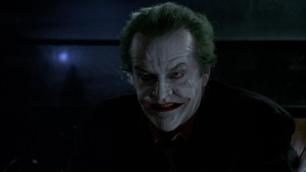 Jack Nicholson as the Joker
