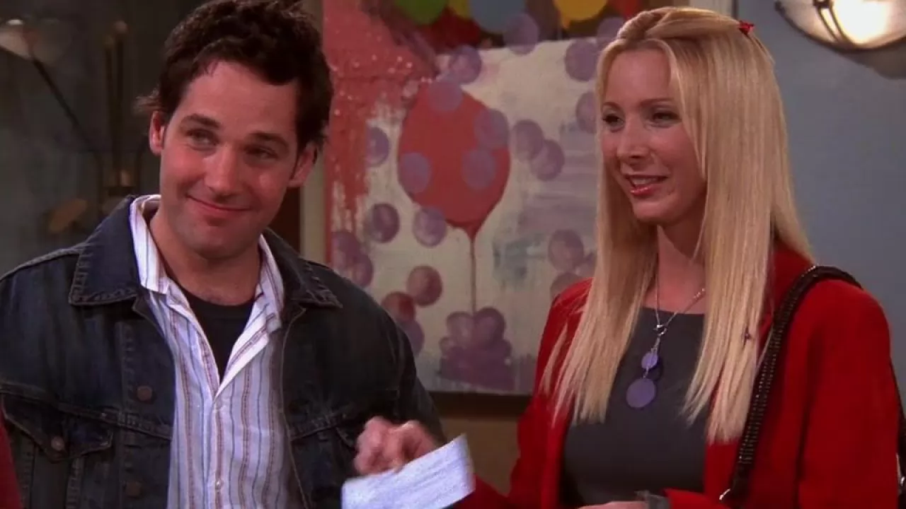 Rudd in a still from FRIENDS