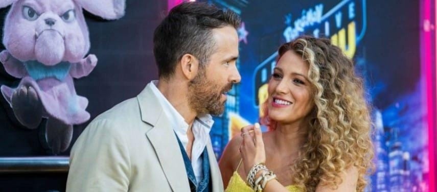 Ryan Reynolds with is wife Blake Lively 