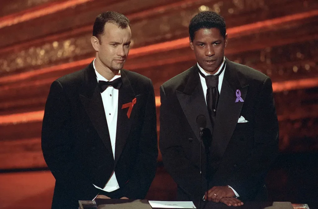 Tom Hanks with Denzel Washington