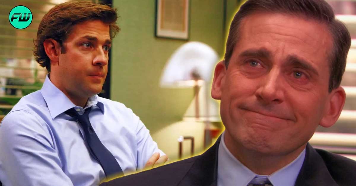 John Krasinski Was Wrecked With Tears in Final Scene With The Office Co-star Steve Carell Despite His Macho Confident Act