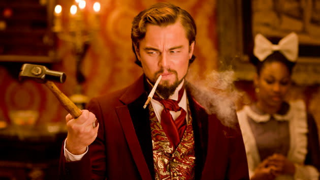 Leonardo DiCaprio in a still from Django Unchained