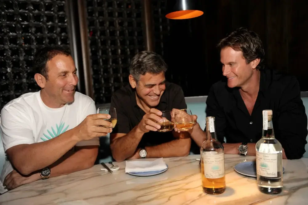Mike Meldman, George Clooney, and Rande Gerber