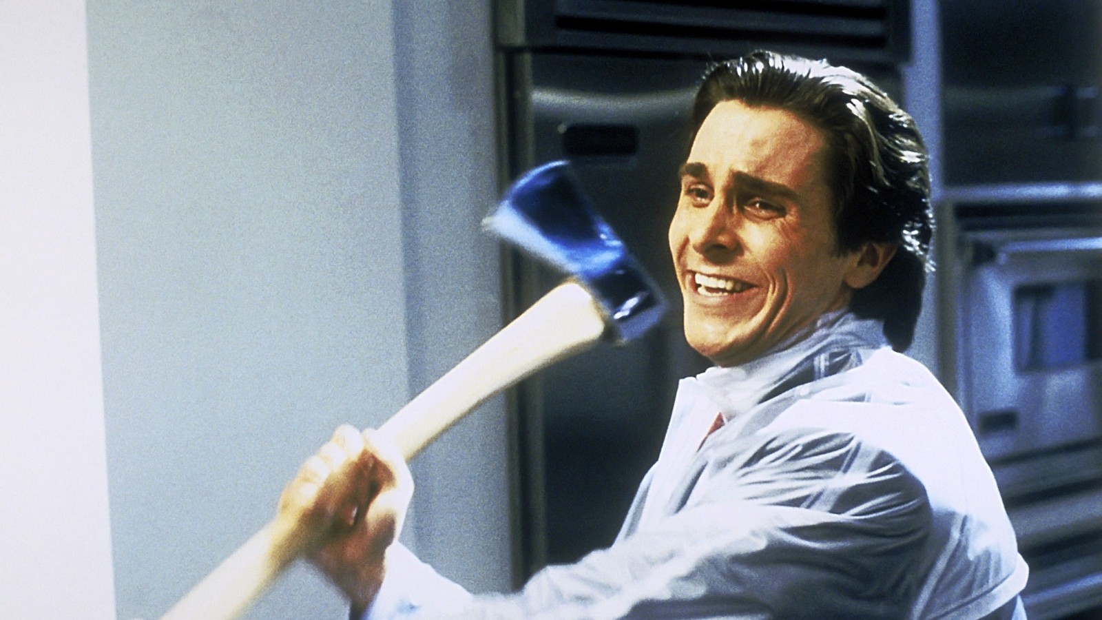 Christian Bale as the psychopathic Patrick Bateman in American Psycho