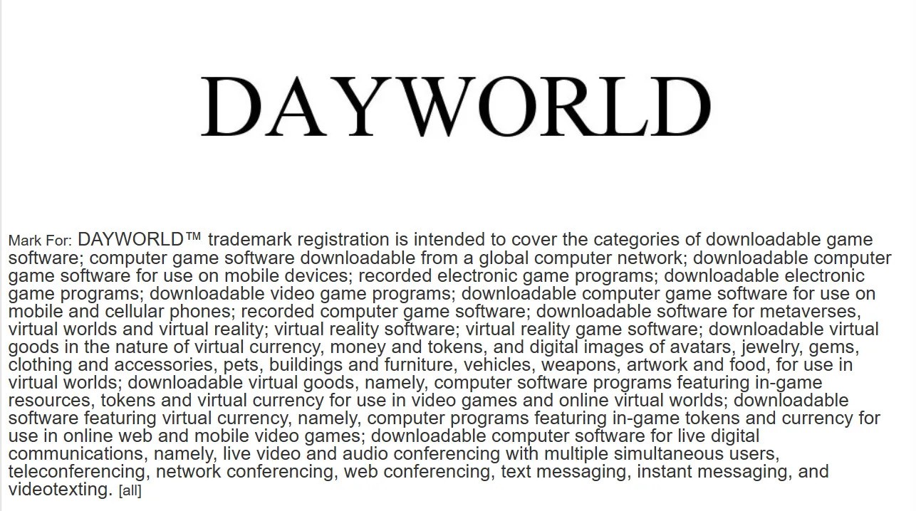 Dayworld Details