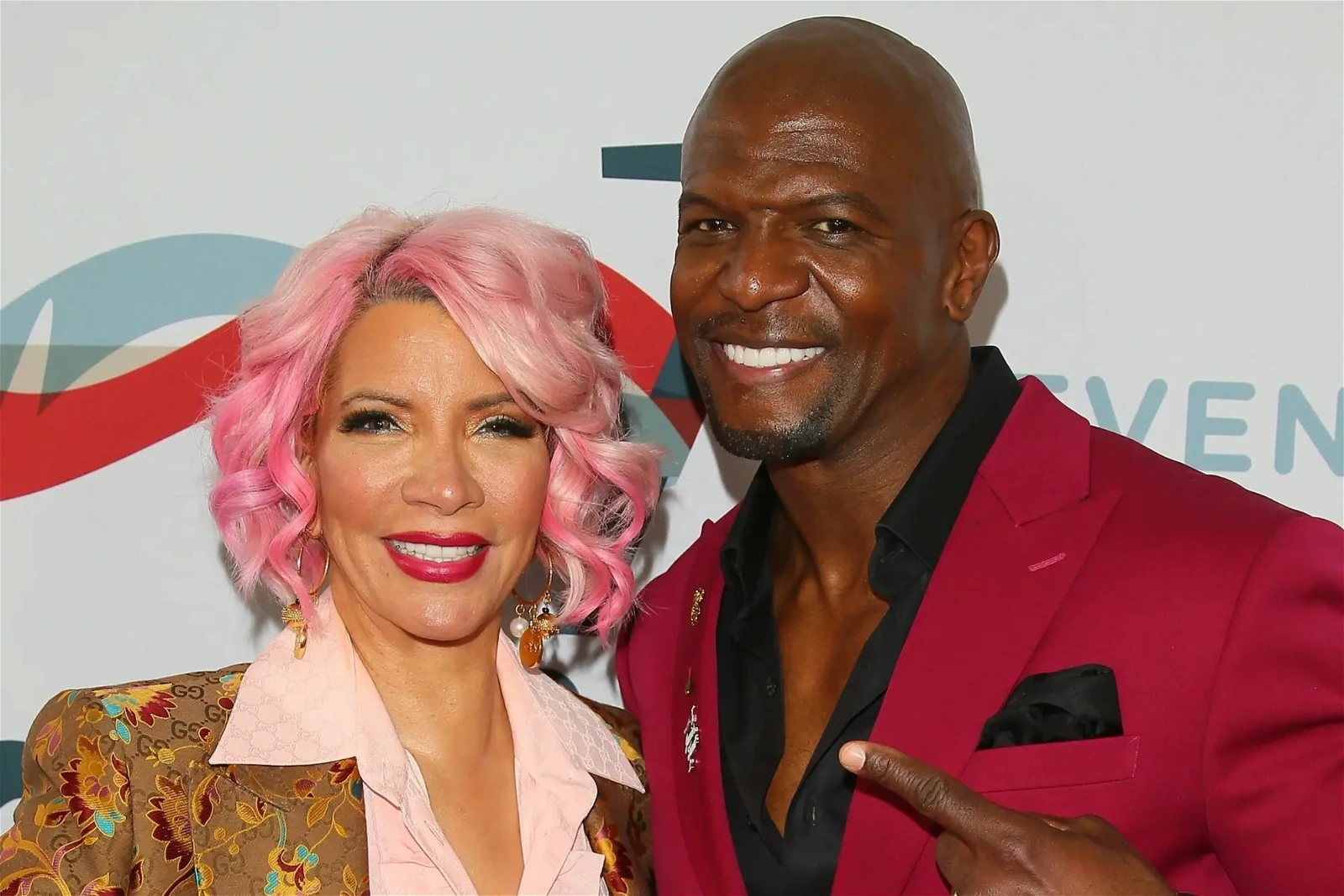 Terry Crews and his wife, Rebecca King-Crews | LEON BENNETT/GETTY 